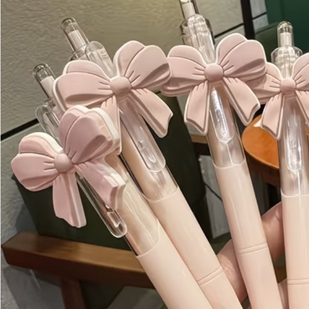 Pink Bow Pens
